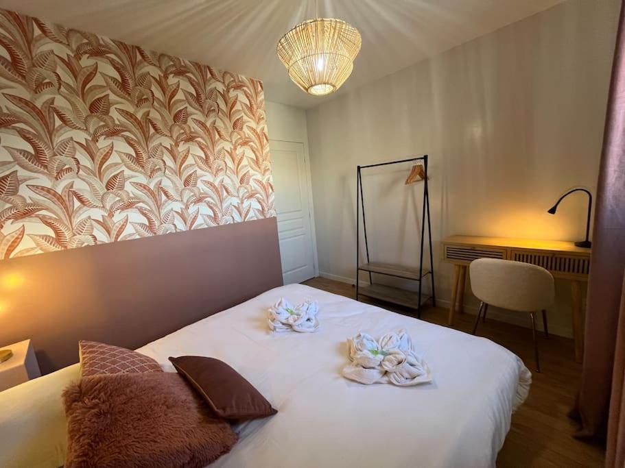 Appartement Dahlia, Appt Cosy Avec Parking Et Balcon à Caen Extérieur photo
