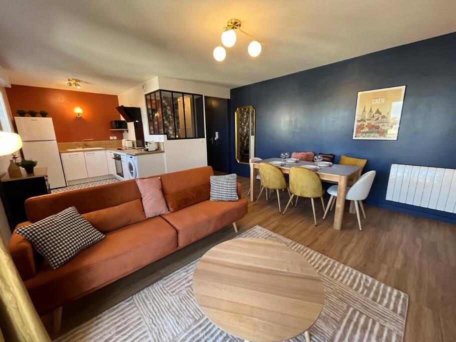 Appartement Dahlia, Appt Cosy Avec Parking Et Balcon à Caen Extérieur photo